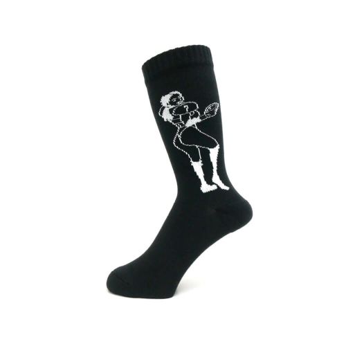 WHIMSY SOCKS ウィムジー ソックス 靴下 COLLEEN BLACK スケートボード スケボー 1