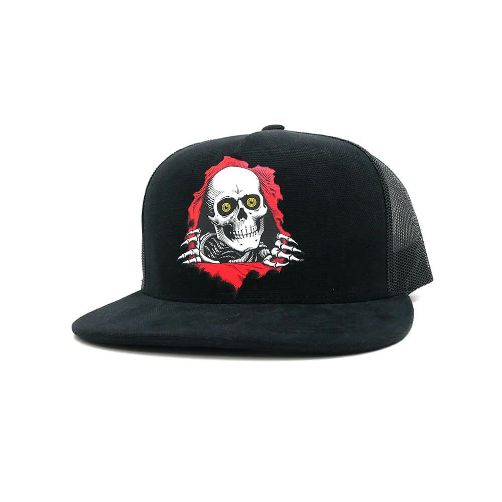 POWELL PERALTA MESHCAP パウエルペラルタ メッシュキャップ RIPPER TRUCKER BLACK スケートボード スケボー 