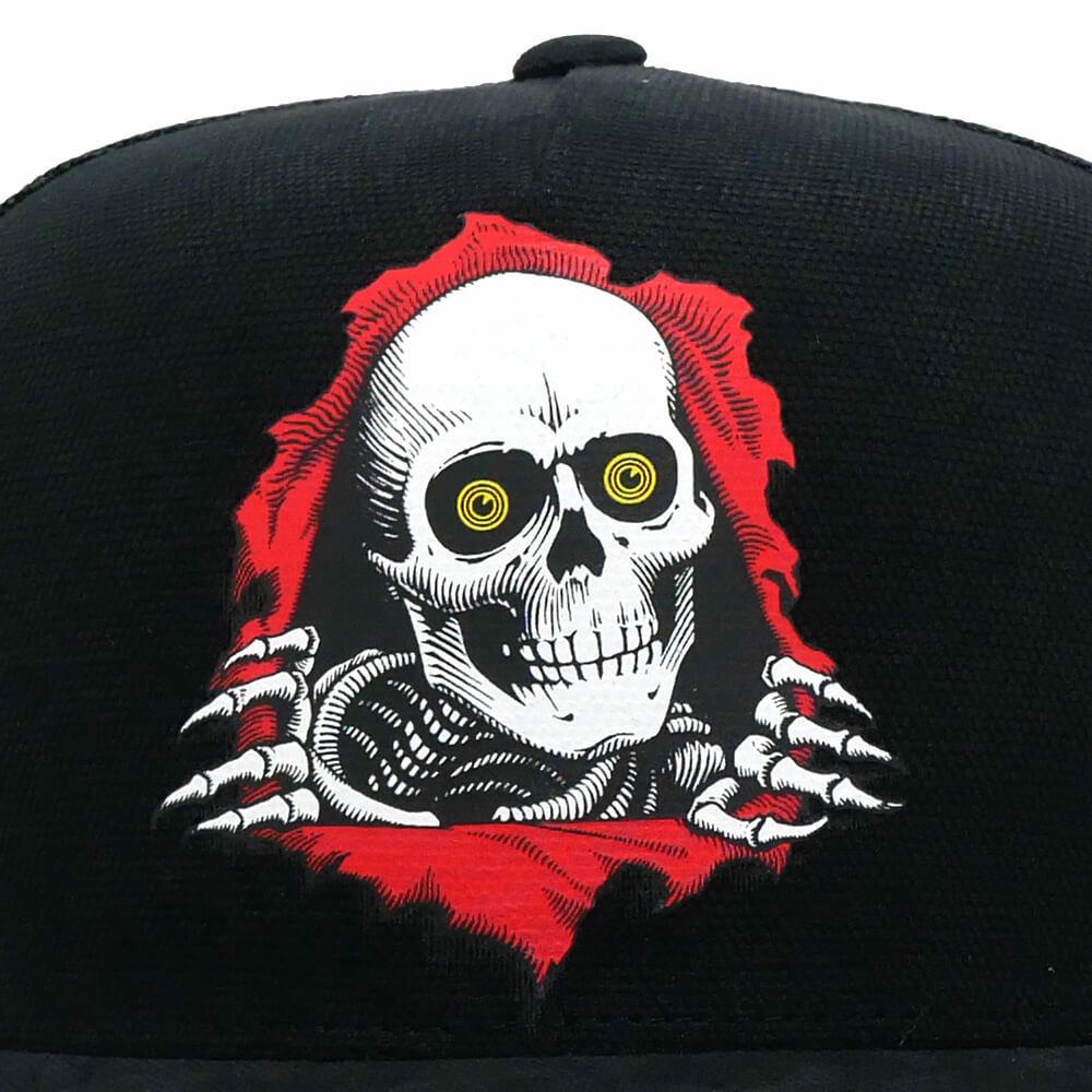 POWELL PERALTA MESHCAP パウエルペラルタ メッシュキャップ RIPPER TRUCKER BLACK スケートボード スケボー 4
