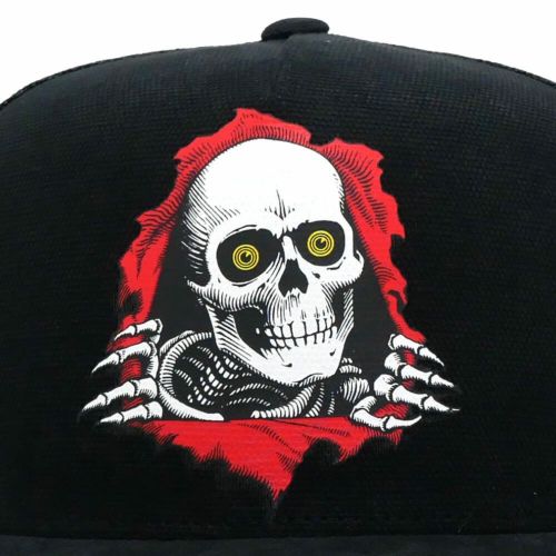 POWELL PERALTA MESHCAP パウエルペラルタ メッシュキャップ RIPPER TRUCKER BLACK スケートボード スケボー 4