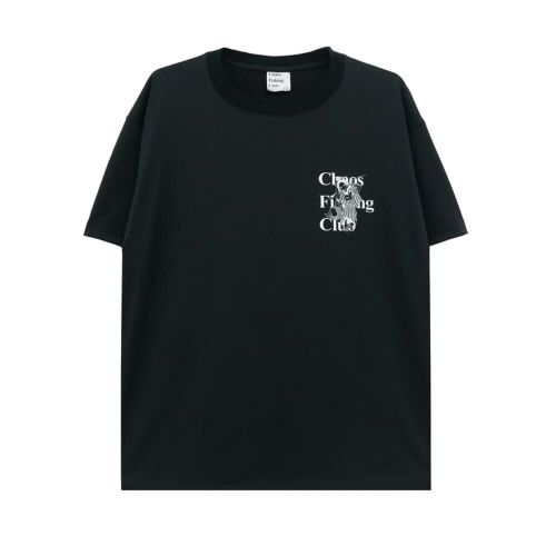 CHAOS FISHING CLUB T-SHIRT カオスフィッシングクラブ Tシャツ LOGO DRY BLACK スケートボード スケボー 