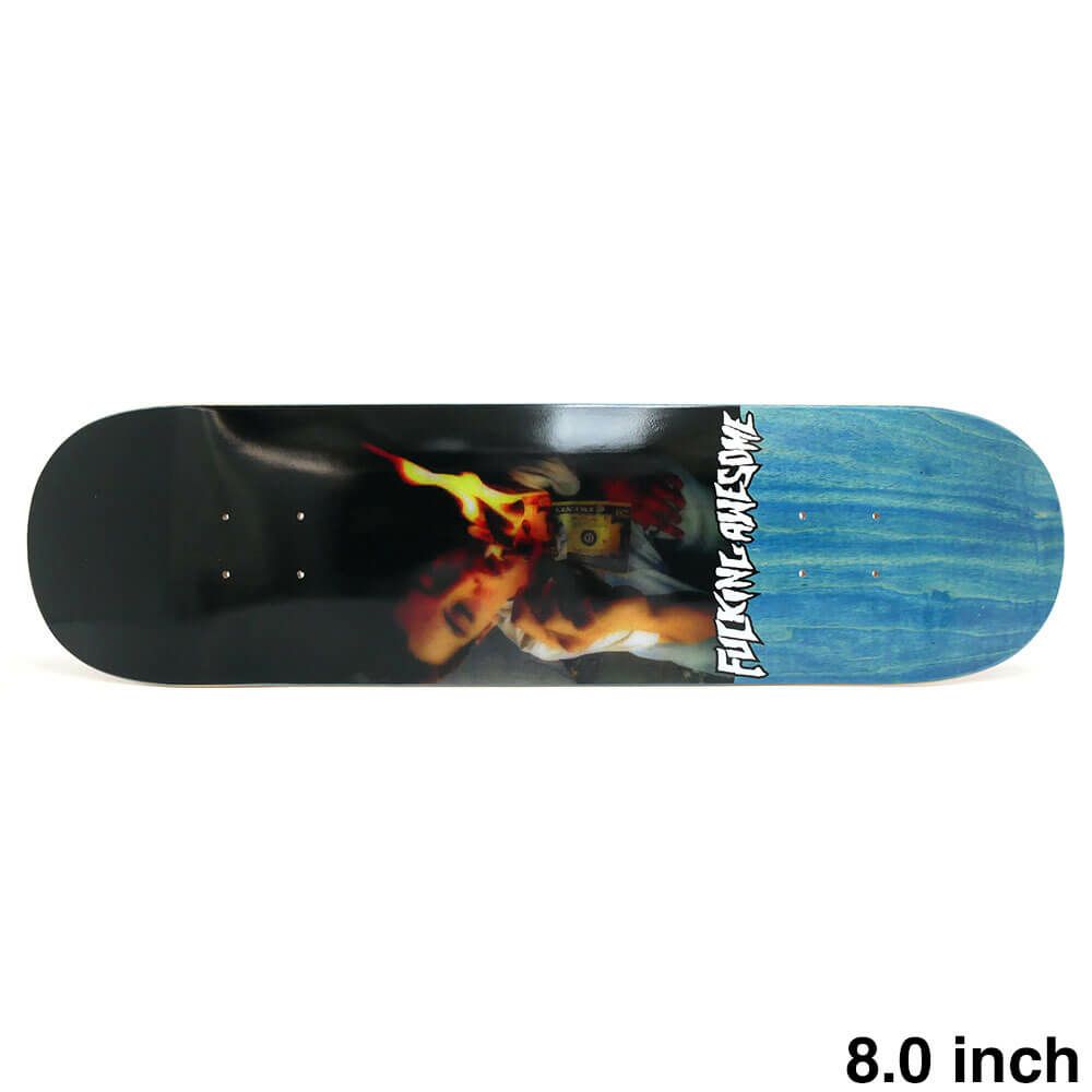 FUCKING AWESOME DECK ファッキンオーサム デッキ GINO IANNUCCI 1993 BLUE STAIN 8.0 SHAPE 1 スケートボード スケボー 1
