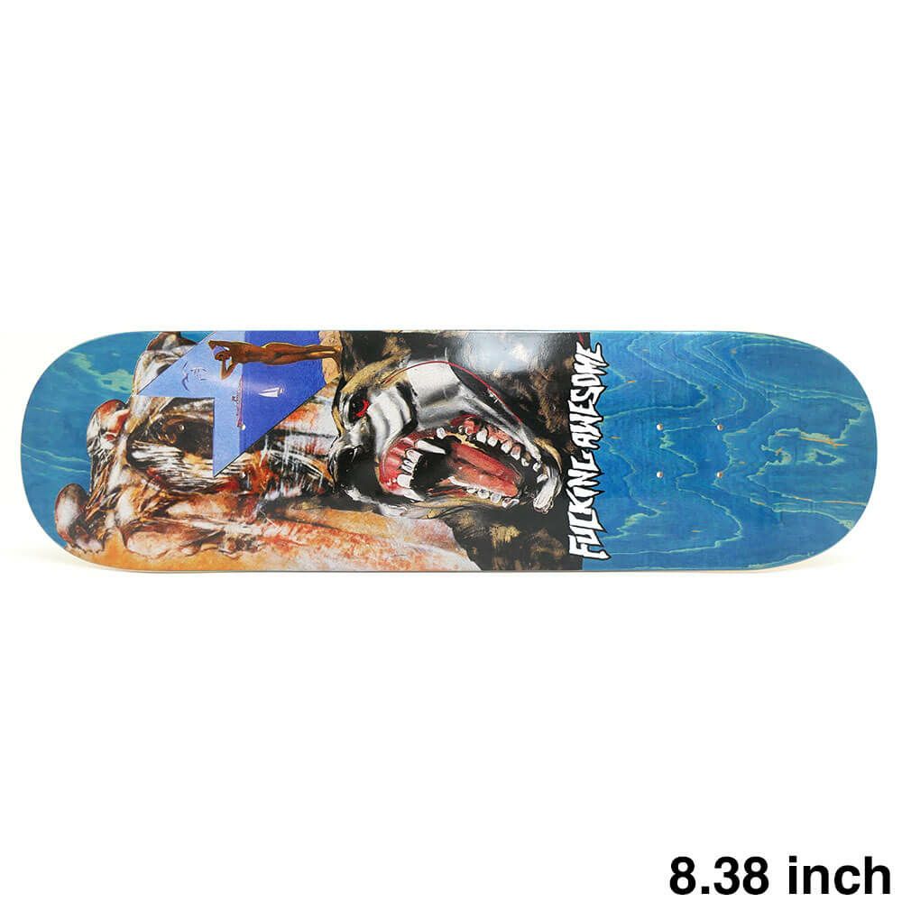 FUCKING AWESOME DECK ファッキンオーサム デッキ JAKE ANDERSON WOFT BEACH BLUE STAIN 8.38 SHAPE 1 スケートボード スケボー 1