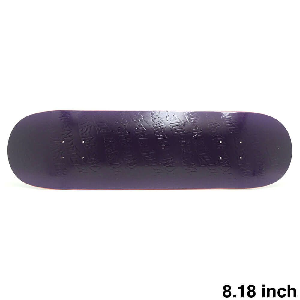 FUCKING AWESOME DECK ファッキンオーサム デッキ TEAM EMBOSSED COLOR PHANTOM PURPLE 8.18 SHAPE 2 スケートボード スケボー 1