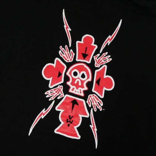 KROOKED HOOD クルキッド パーカー VW BLACK スケートボード スケボー 3