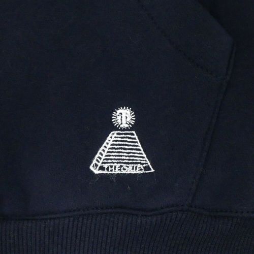  THEORIES HOOD セオリーズ パーカー SCRIBBLE ZIP NAVY スケートボード スケボー 1