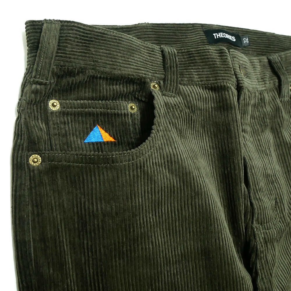THEORIES PANTS セオリーズ パンツ ジーンズ PAVILLION CORDS MOSS スケートボード スケボー 1