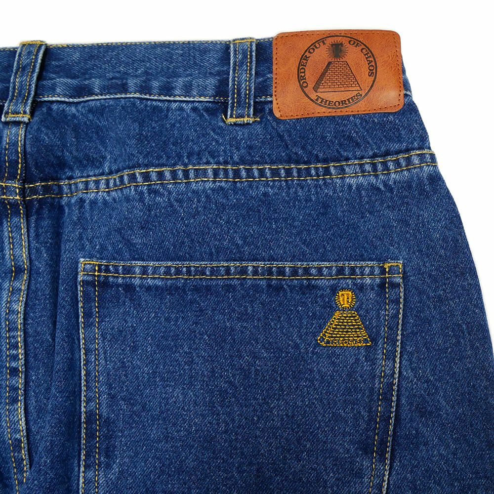  THEORIES JEANS セオリーズ パンツ ジーンズ SCRIBBLE JEANS WASHED BLUE スケートボード スケボー 4