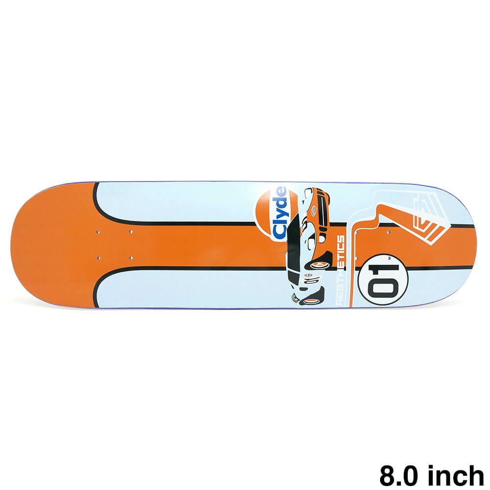 AESTHETICS DECK エステティックス デッキ CLYDE SINGLETON LIVERY 8.0 スケートボード スケボー　1