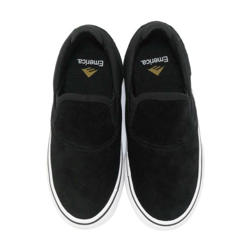 （セール）EMERICA SHOES エメリカ シューズ スニーカー（子供用） WINO G6 SLIP ON YOUTH BLACK/WHITE/GOLD スケートボード スケボー 2