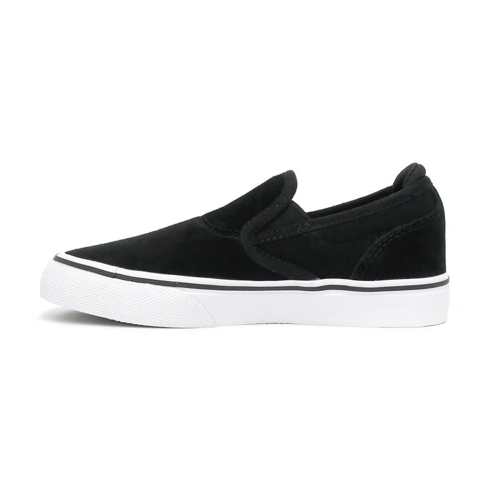 （セール）EMERICA SHOES エメリカ シューズ スニーカー（子供用） WINO G6 SLIP ON YOUTH BLACK/WHITE/GOLD スケートボード スケボー 5
