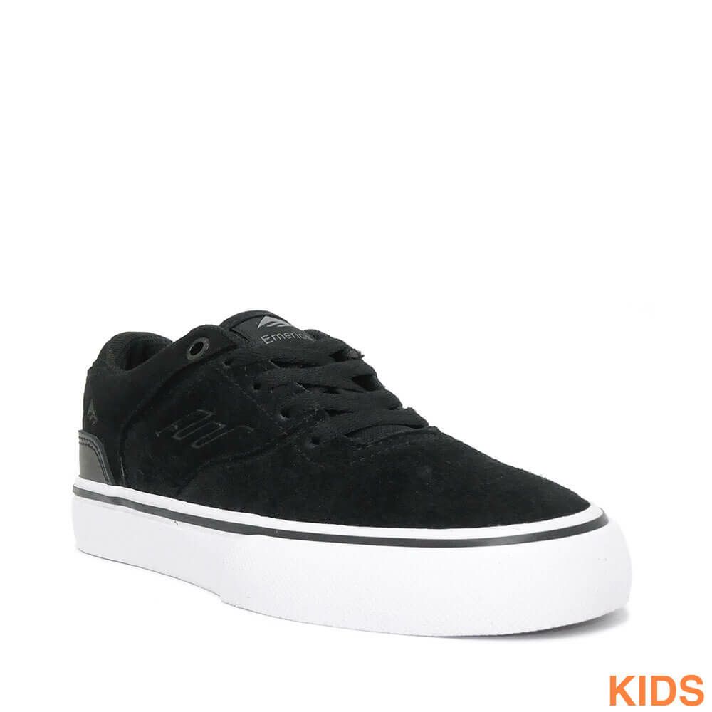 （セール）EMERICA SHOES エメリカ シューズ スニーカー（子供用） LOW VULC YOUTH BLACK/WHITE/GUM スケートボード スケボー 1