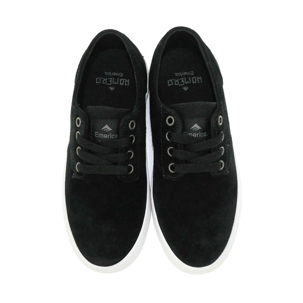 （セール）EMERICA SHOES エメリカ シューズ スニーカー（子供用） ROMERO LACED YOUTH BLACK/WHITE/GUM スケートボード スケボー 2