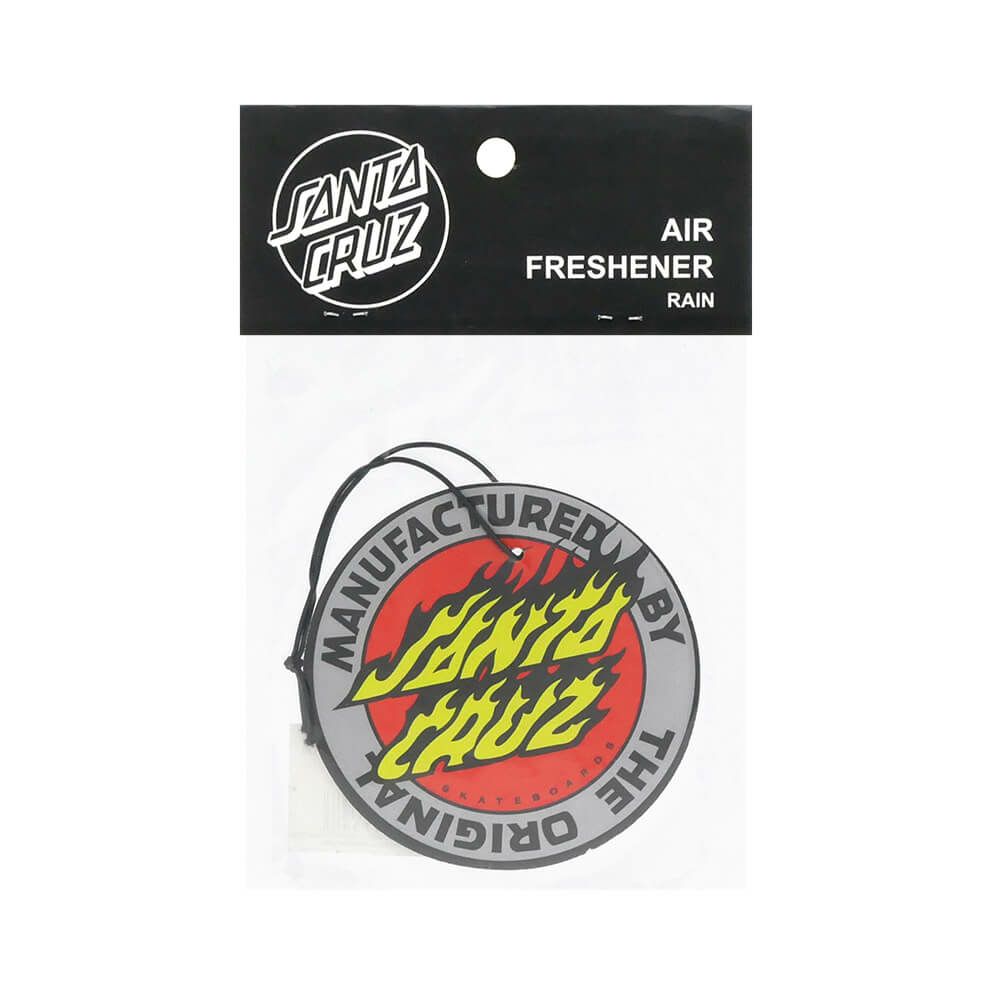 SANTA CRUZ AIR FRESHENER サンタクルーズ エアフレッシュナー FLAMED MFG DOT AIR FRESHENER スケートボード スケボー 1