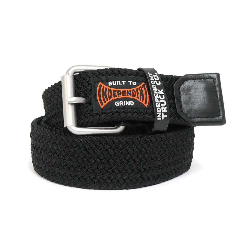 INDEPENDENT BELT インディペンデント ベルト BUILT TO GRIND BELT BLACK スケートボード スケボー 1