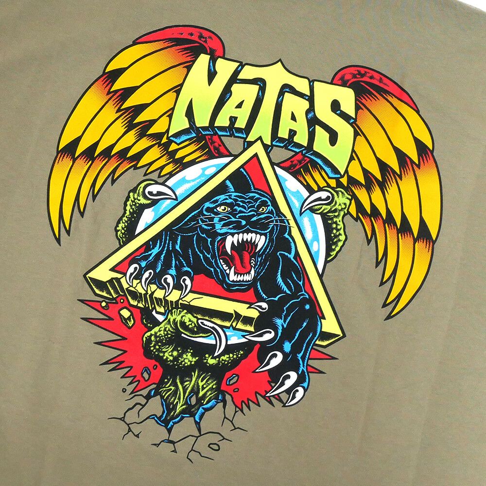 SANTA CRUZ T-SHIRT サンタクルーズ Tシャツ NATAS SC PANTHER PRAIRIE DUST スケートボード スケボー 3