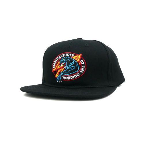 SANTA CRUZ CAP サンタクルーズ キャップ NATAS MFG PANTHER SNAPBACK BLACK スケートボード スケボー 