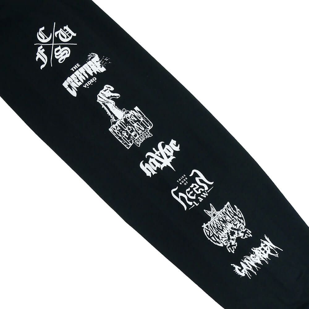 CREATURE LONG SLEEVE クリーチャー ロングスリーブTシャツ RESURRECTION XX BLACK スケートボード スケボー 3