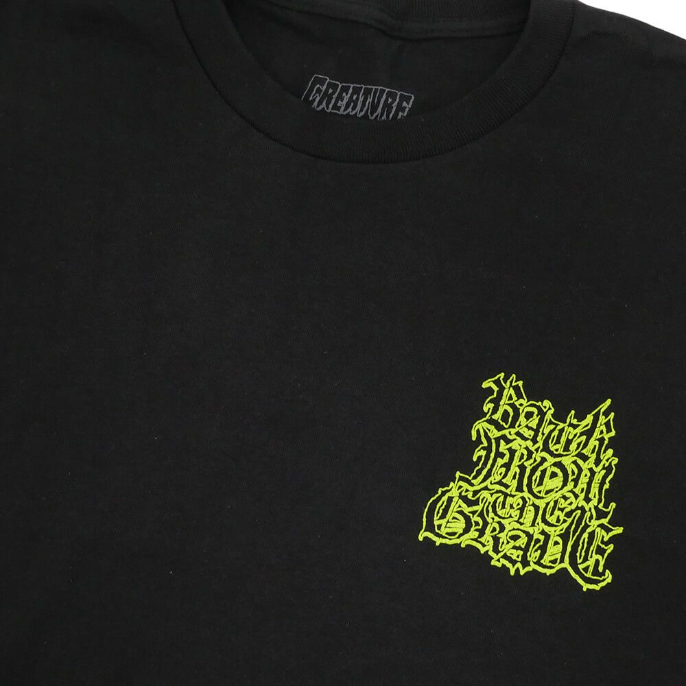  CREATURE T-SHIRT クリーチャー Tシャツ RESURRECTION XX BLACK スケートボード スケボー 2