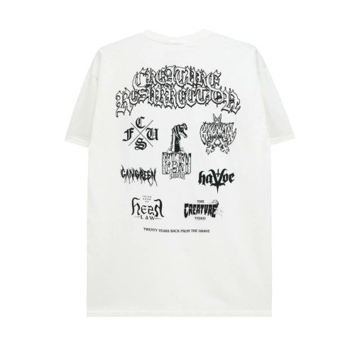 CREATURE T-SHIRT クリーチャー Tシャツ RESURRECTION XX WHITE スケートボード スケボー 