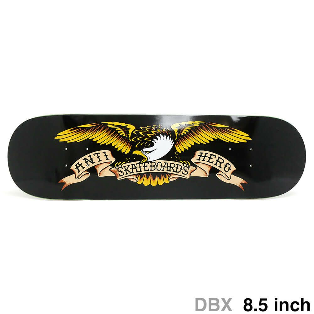 ANTIHERO DECK アンチヒーロー デッキ TEAM DBX EAGLE BLACK 8.5 スケートボード スケボー 1