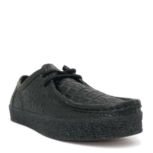 LAST RESORT AB SHOES ラストリゾートエービー シューズ スニーカー VM006 MOC CROC LO BLACK/BLACK スケートボード スケボー 1