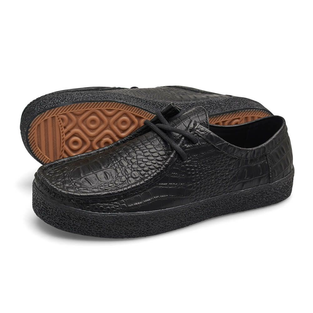 LAST RESORT AB SHOES ラストリゾートエービー シューズ スニーカー VM006 MOC CROC LO BLACK/BLACK スケートボード スケボー 2