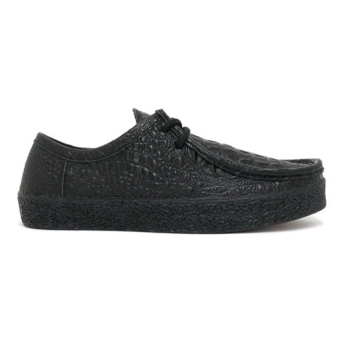 LAST RESORT AB SHOES ラストリゾートエービー シューズ スニーカー VM006 MOC CROC LO BLACK/BLACK スケートボード スケボー 5