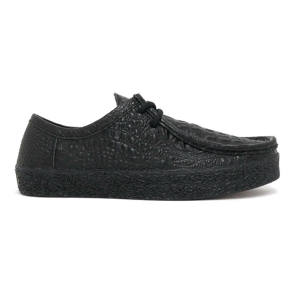 LAST RESORT AB SHOES ラストリゾートエービー シューズ スニーカー VM006 MOC CROC LO BLACK/BLACK スケートボード スケボー 5