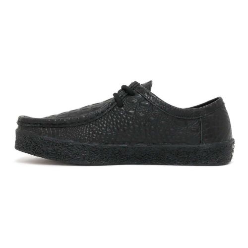 LAST RESORT AB SHOES ラストリゾートエービー シューズ スニーカー VM006 MOC CROC LO BLACK/BLACK スケートボード スケボー 6