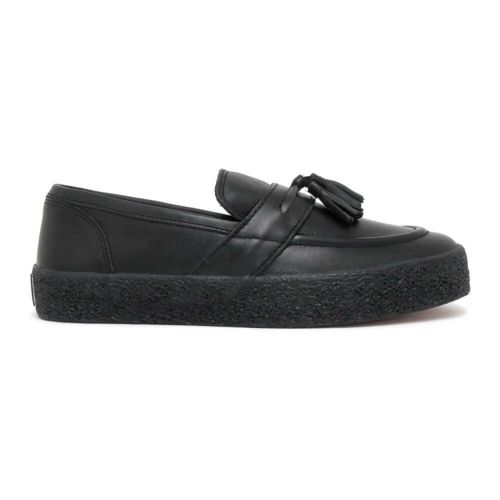 LAST RESORT AB SHOES ラストリゾートエービー シューズ スニーカー VM005 LOAFER LEATHER BLACK/BLACK スケートボード スケボー 5