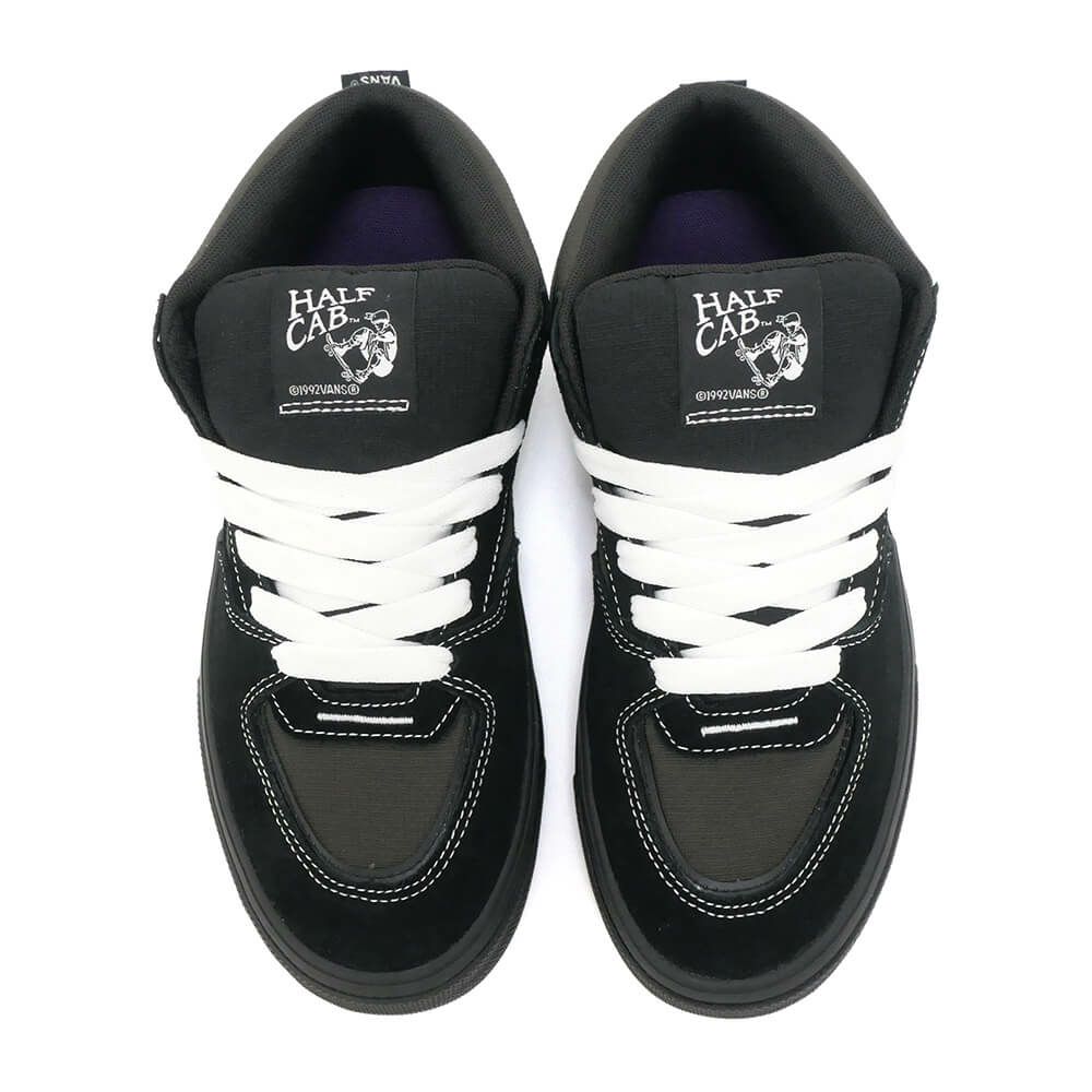 VANS SHOES バンズ シューズ スニーカー ハーフキャブ SKATE HALF CAB WAFFLECUP BLACK/ASPHALT（US企画） スケートボード スケボー　2