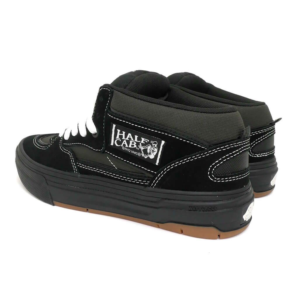 VANS SHOES バンズ シューズ スニーカー ハーフキャブ SKATE HALF CAB WAFFLECUP BLACK/ASPHALT（US企画） スケートボード スケボー　7
