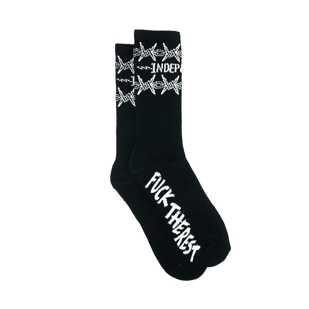 INDEPENDENT SOCKS インディペンデント ソックス 靴下 BRATRUD NOTEBOOK BLACK スケートボード スケボー 3