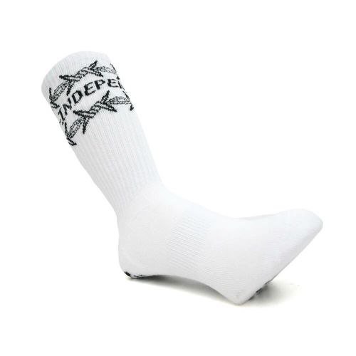  INDEPENDENT SOCKS インディペンデント ソックス 靴下 BRATRUD NOTEBOOK WHITE スケートボード スケボー 
