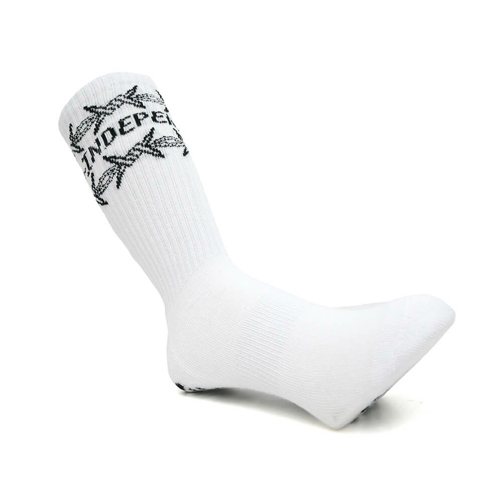  INDEPENDENT SOCKS インディペンデント ソックス 靴下 BRATRUD NOTEBOOK WHITE スケートボード スケボー 