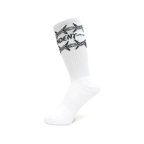  INDEPENDENT SOCKS インディペンデント ソックス 靴下 BRATRUD NOTEBOOK WHITE スケートボード スケボー 1