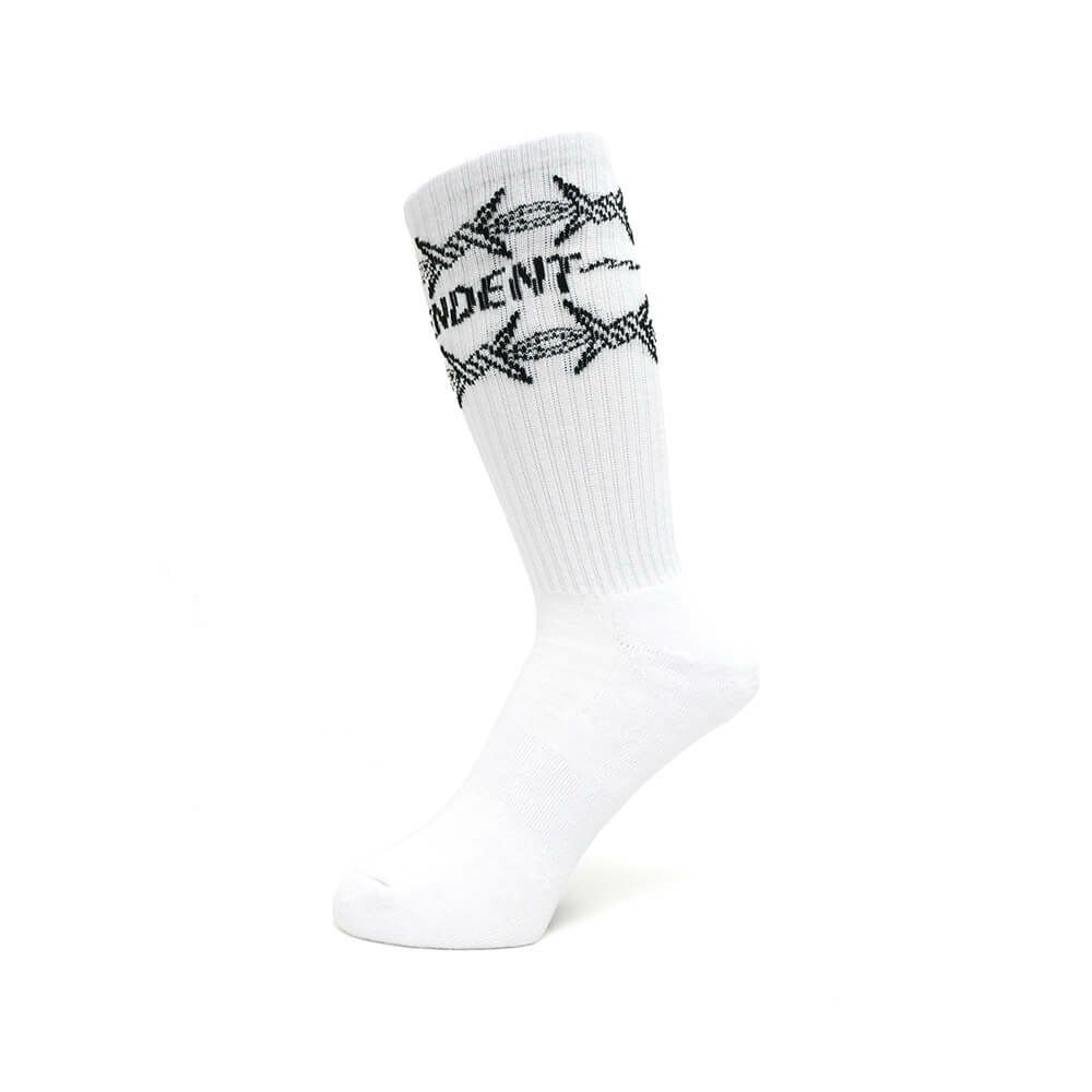  INDEPENDENT SOCKS インディペンデント ソックス 靴下 BRATRUD NOTEBOOK WHITE スケートボード スケボー 1