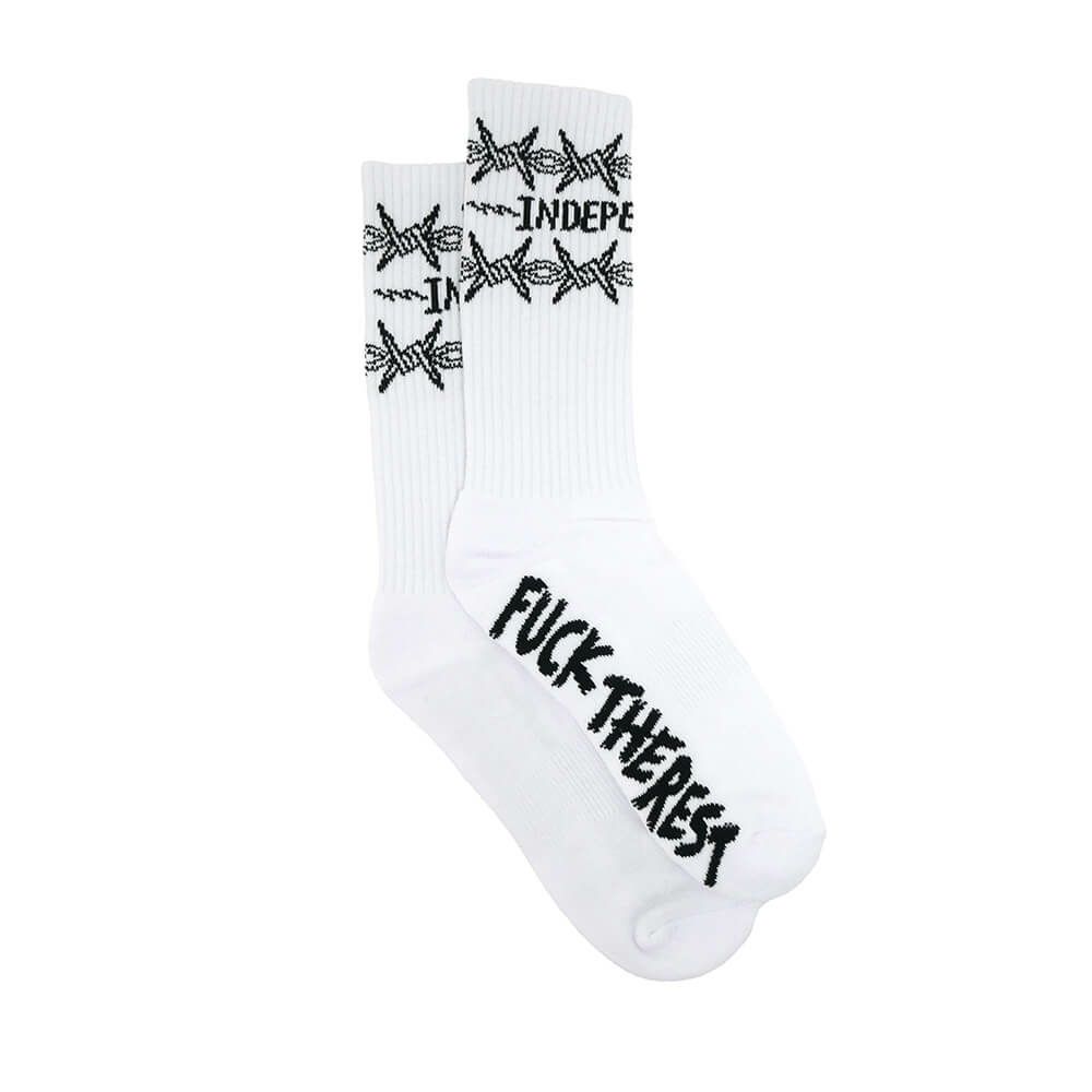  INDEPENDENT SOCKS インディペンデント ソックス 靴下 BRATRUD NOTEBOOK WHITE スケートボード スケボー 3
