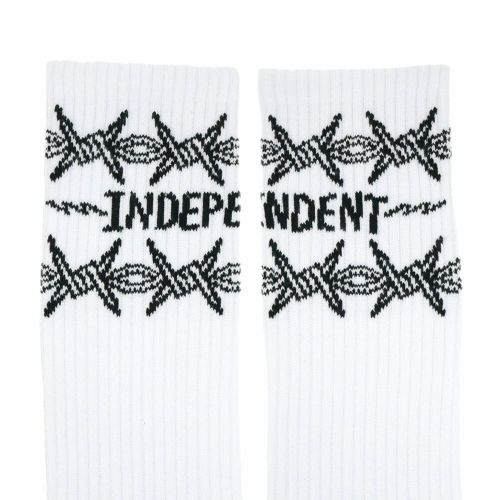  INDEPENDENT SOCKS インディペンデント ソックス 靴下 BRATRUD NOTEBOOK WHITE スケートボード スケボー 4
