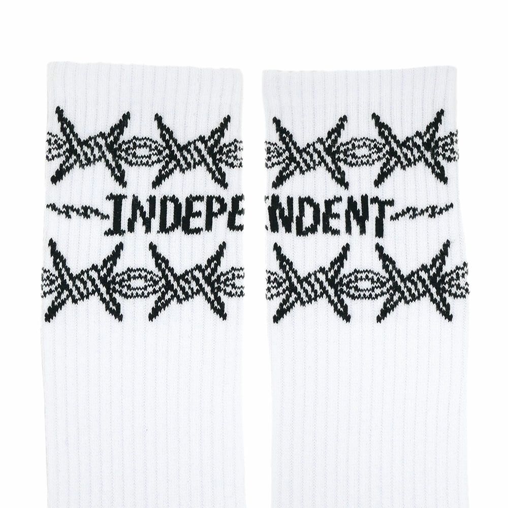  INDEPENDENT SOCKS インディペンデント ソックス 靴下 BRATRUD NOTEBOOK WHITE スケートボード スケボー 4