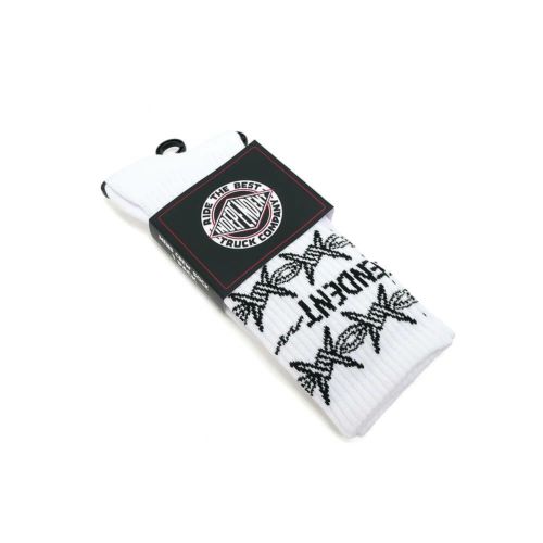  INDEPENDENT SOCKS インディペンデント ソックス 靴下 BRATRUD NOTEBOOK WHITE スケートボード スケボー 6