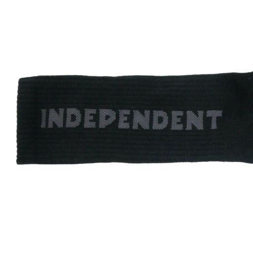  INDEPENDENT SOCKS インディペンデント ソックス 靴下 BASELINE 2 PACK BLACK/CHARCOAL スケートボード スケボー 5