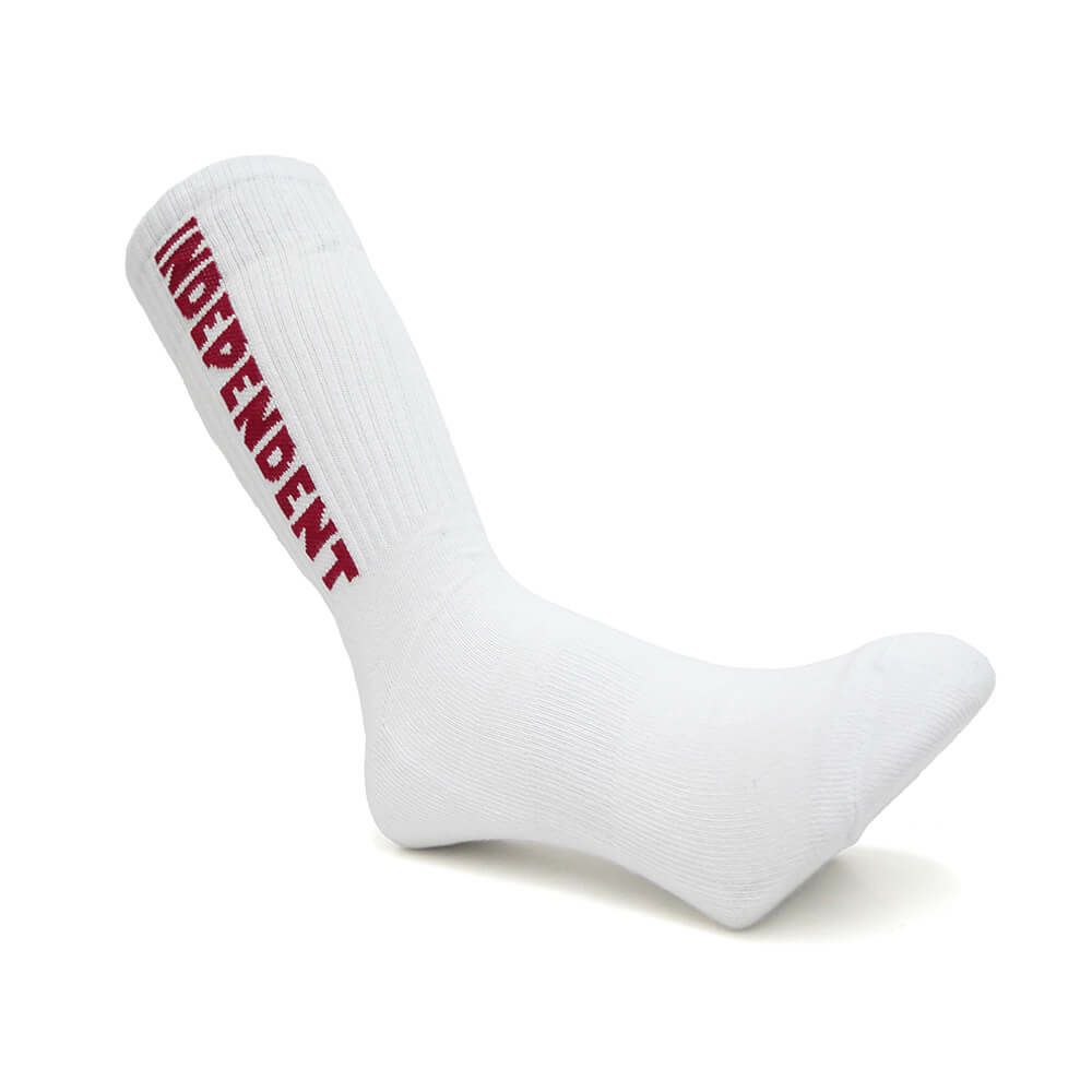  INDEPENDENT SOCKS インディペンデント ソックス 靴下 BASELINE 2 PACK WHITE/NAVY スケートボード スケボー 