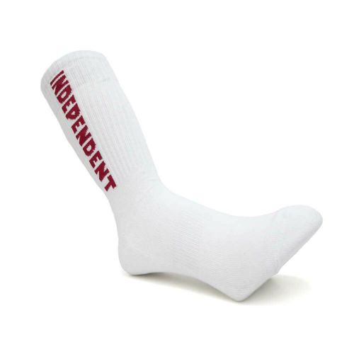  INDEPENDENT SOCKS インディペンデント ソックス 靴下 BASELINE 2 PACK WHITE/NAVY スケートボード スケボー 1