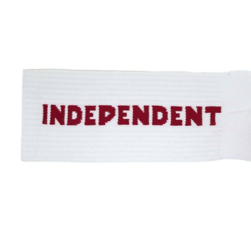  INDEPENDENT SOCKS インディペンデント ソックス 靴下 BASELINE 2 PACK WHITE/NAVY スケートボード スケボー 4