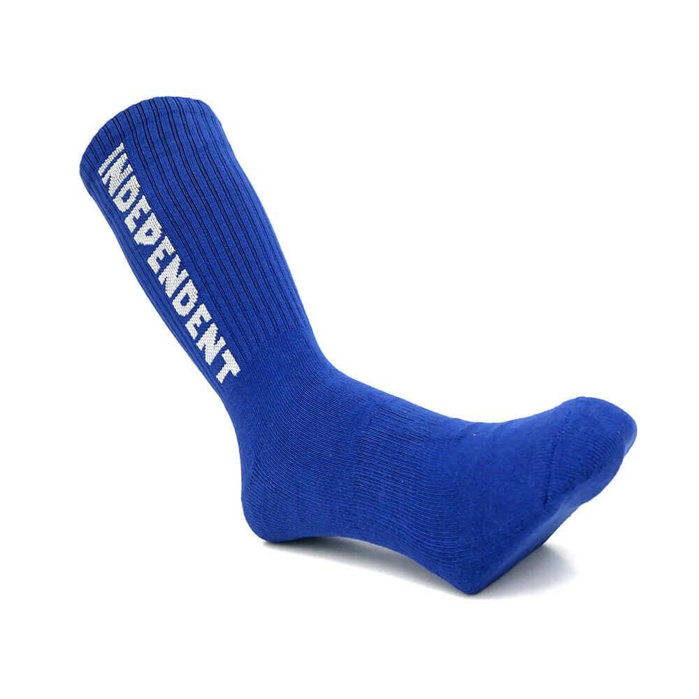  INDEPENDENT SOCKS インディペンデント ソックス 靴下 BASELINE 2 PACK WHITE/NAVY スケートボード スケボー 6