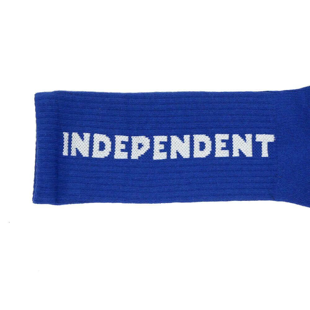  INDEPENDENT SOCKS インディペンデント ソックス 靴下 BASELINE 2 PACK WHITE/NAVY スケートボード スケボー 10