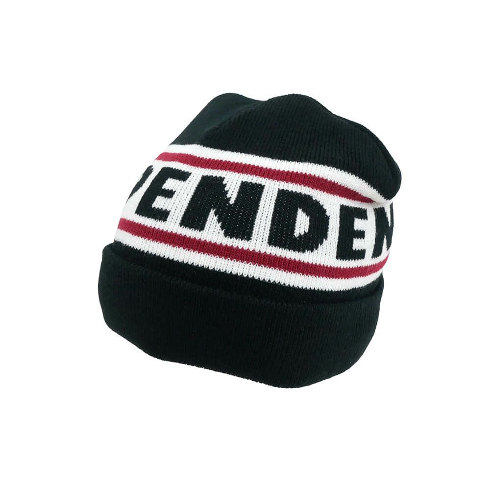 INDEPENDENT KNITCAP インディペンデント ニットキャップ BAR LOGO BEANIE BLACK スケートボード スケボー 1