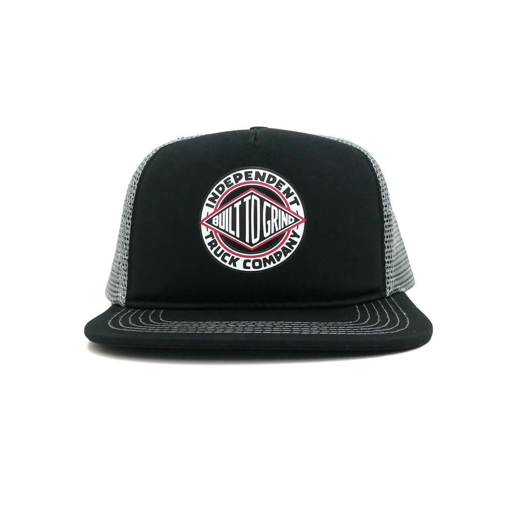  INDEPENDENT MESHCAP インディペンデント メッシュキャップ BTG SUMMIT TRUCKER BLACK/GREY スケートボード スケボー 1